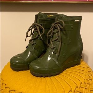 Sorel Rain Wedge Boots